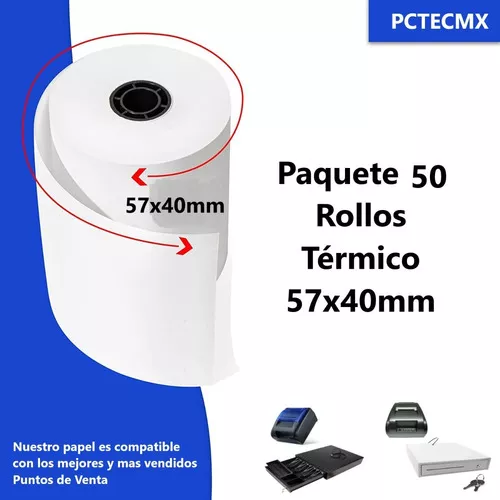 Rollo termico de tickets 58mm