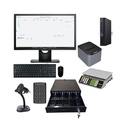 Kit punto de venta pos para tienda, fruteria, carniceria computadora