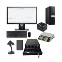 Kit punto de venta pos para tienda, fruteria, carniceria computadora