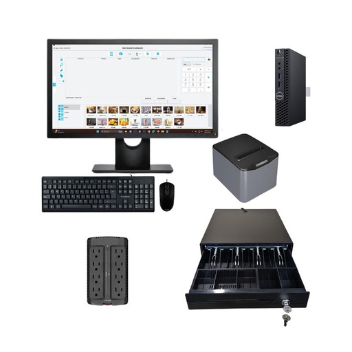 Kit punto venta pos restaurante, cafeteria, paleteria Computadora