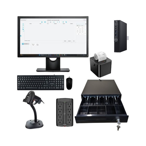 Kit punto venta pos tienda, boutique computadora