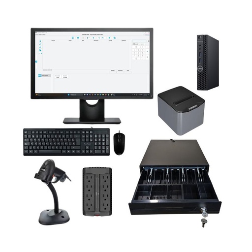 Kit punto venta pos tienda, boutique computadora