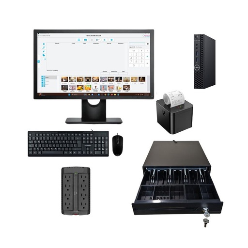 Kit punto venta pos restaurante, cafeteria, paleteria Computadora