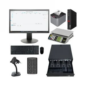 Kit pos para fruteria, carniceria, a granel y abarrotes