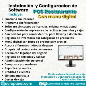 Servicio de Instalacion POS (Con Productos)
